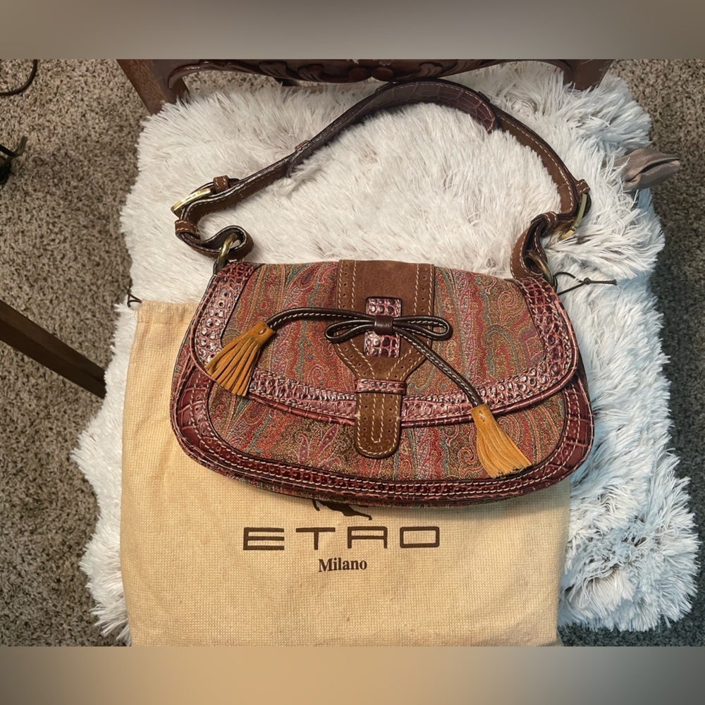 🍂🍂ETRO Beautiful shoulder bag! Like new with dust bag🍂🍂